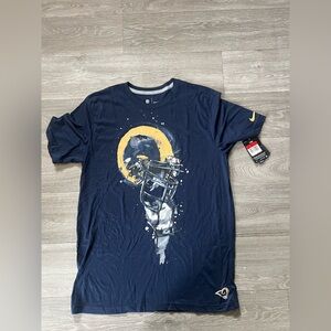 New Nike Mens Rams NFL team Tshirt size large